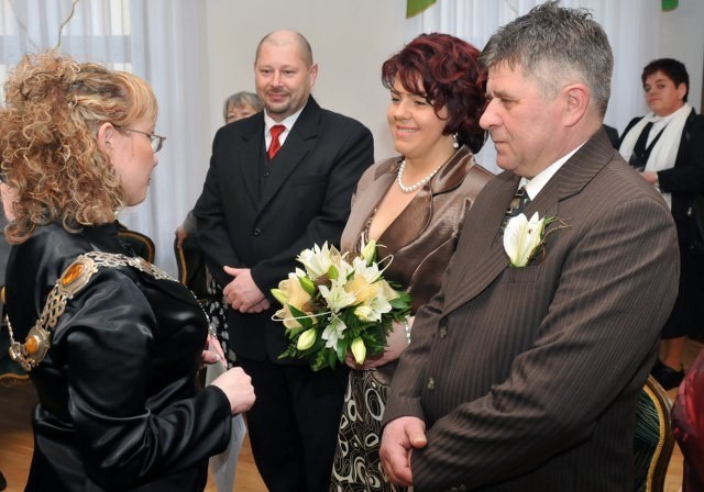 Ceremonia ślubna Anny i Andrzeja Chodnickich
