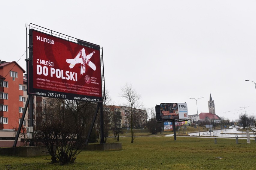 „Z miłości do Polski”. W Kielcach pojawiły się billboardy o Armii Krajowej [ZDJĘCIA] 
