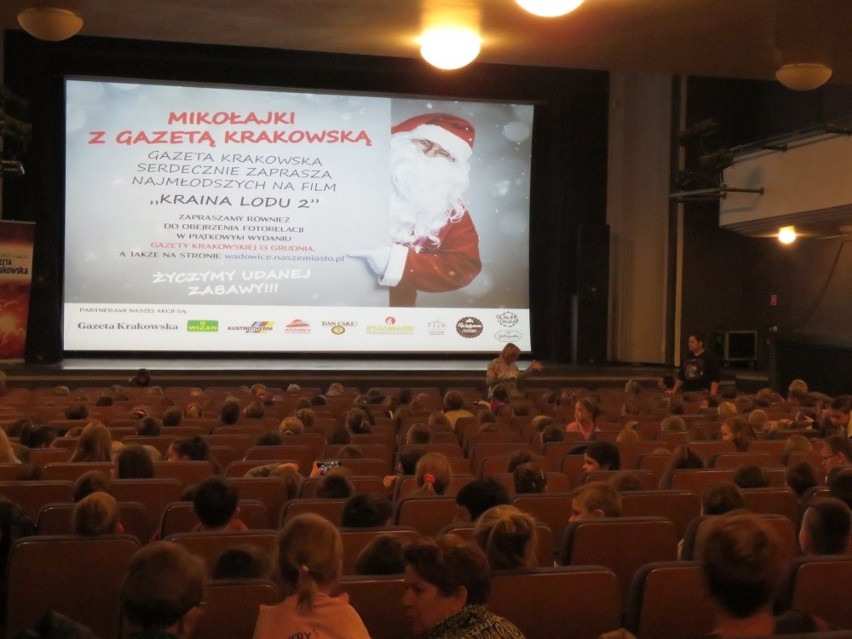 Mikołajki z Gazetą Krakowską w kinie w Wadowicach