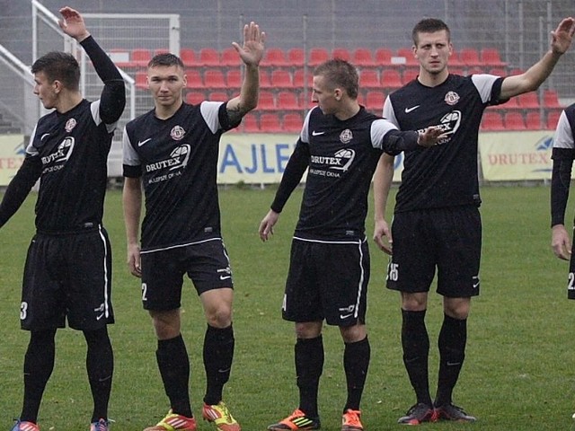 Mecz z Gryfem Słupsk był dla Bytovii ostatnim w tym roku.