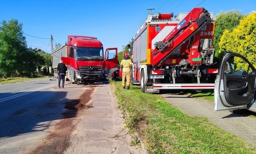 Tragiczny wypadek w Ciągowicach pod Zawierciem. Ciężarówka...