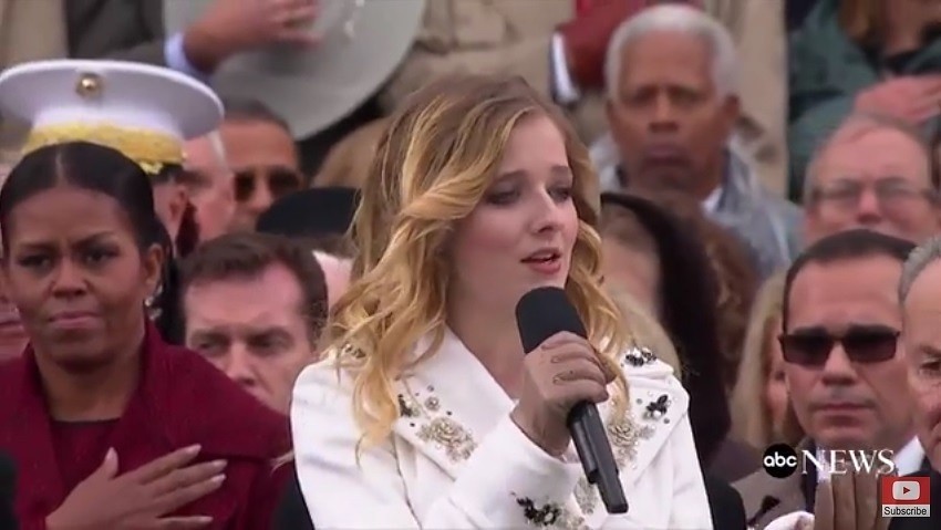 Inauguracja Donalda Trumpa. 16-letnia finalistka amerykańskiego "Mam Talent" zaśpiewała hymn narodowy [WIDEO]