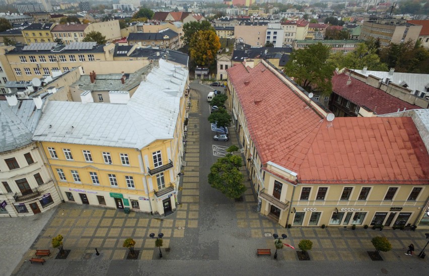 Deptak w Lublinie na chwilę przed remontem (ZDJĘCIA i WIDEO Z DRONA)