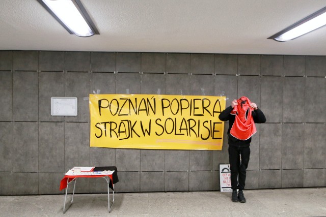 Trwa strajk w Solarisie: Poznań popiera protestujących.