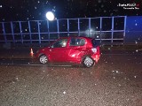 Wypadek w Wieszowie na A1. Zderzyły się dwa samochody. Jedna osoba trafiła do szpitala