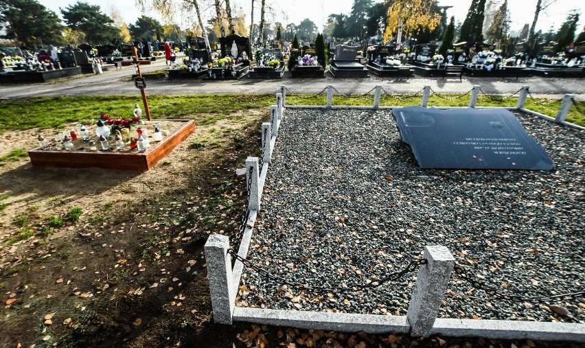 Pochówek szczątków wydobytych podczas prowadzonych prac...