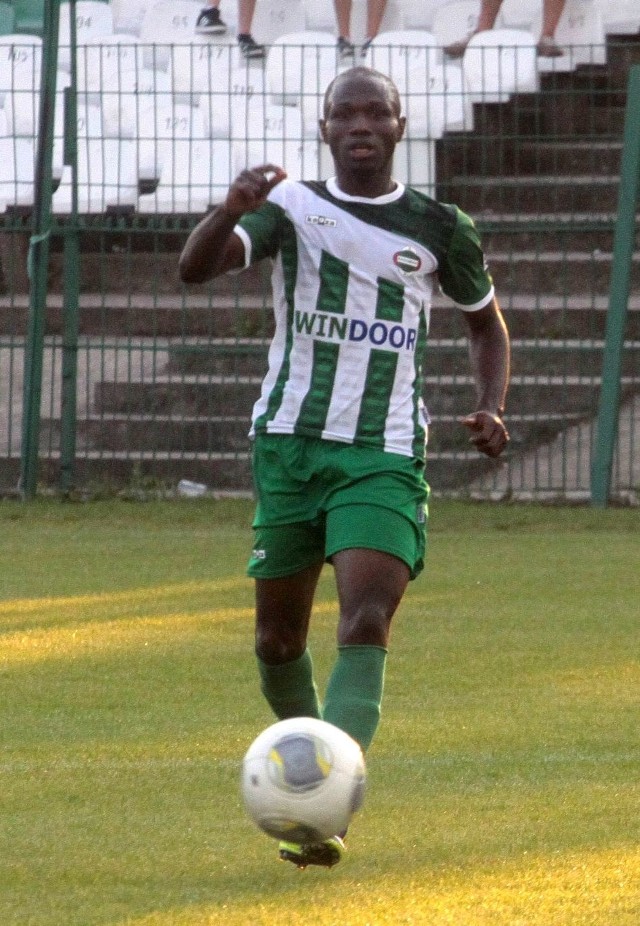 Nigeryjczyk Chinonso Agu mimo drobnego urazu kolana, w Kleszczowie raczej zagra.