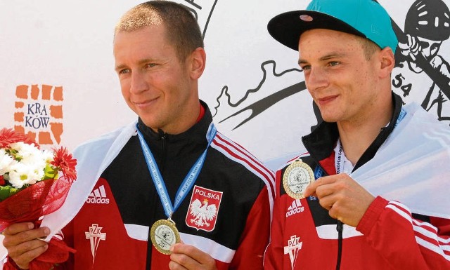 Marcin Pochwała (z lewej) i Piotr Szczepański mają na koncie wicemistrzostwo Europy (2013 i 2014 r.)