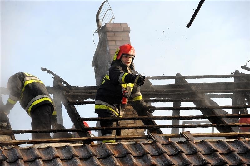 Pożar na ulicy Dzielnicowej