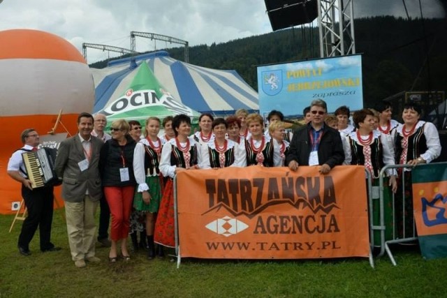 Delegacja powiatu jędrzejowskiego w Zakopanem.
