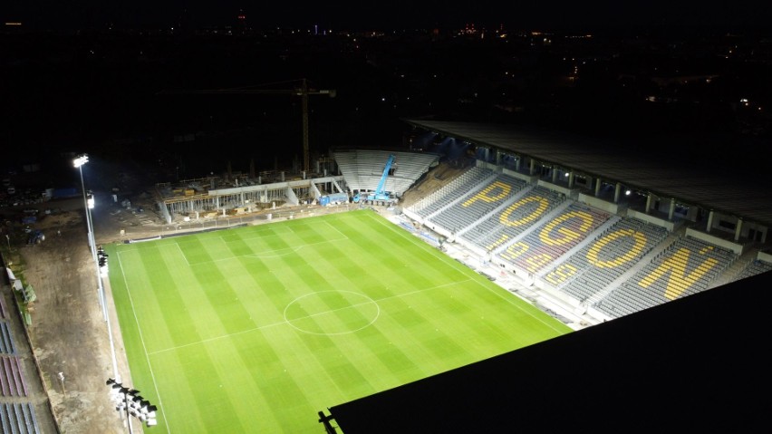 Nowe oświetlenie na stadionie Pogoni Szczecin