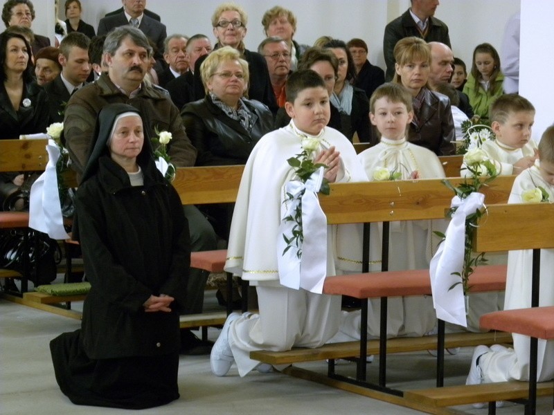 Pierwsza Komunia w parafii Świętych Cyryla i Metodego w Hajnówce