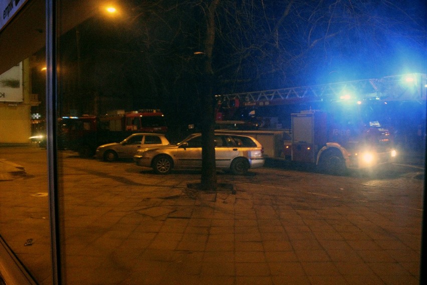Pożar w wieżowcu przy Narutowicza w Łodzi