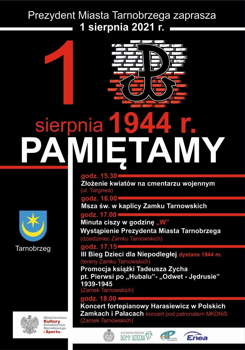 Tarnobrzeg. W niedzielę wydarzenia upamiętniające ofiary Powstania Warszawskiego