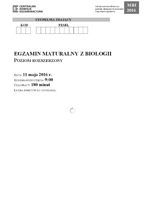 Matura BIOLOGIA 2016 rozszerzona: co było? Arkusz CKE, Odpowiedzi "Było łatwiej niż w zeszłym roku"