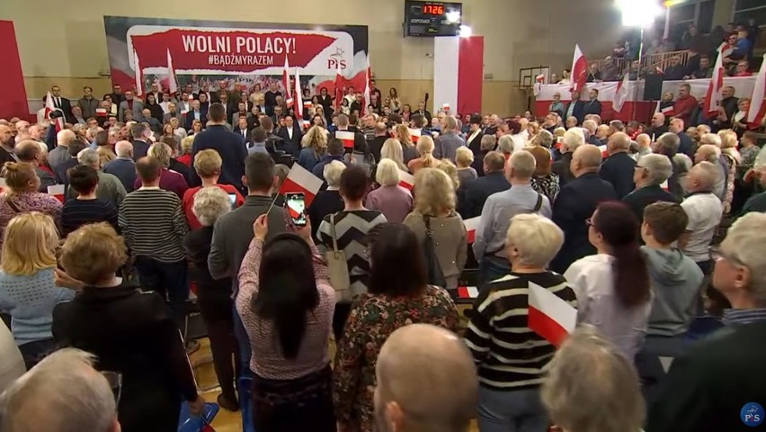 Spotkanie Jarosława Kaczyńskiego w Płocku.
