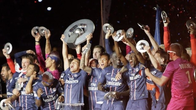 PSG celebruje mistrzostwo Francji