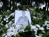 Pogrzeb Bartosza Nowaka - piłkarza Błękitnych Wronki żegnała rodzina, przyjaciele, znajomi i koledzy z boiska