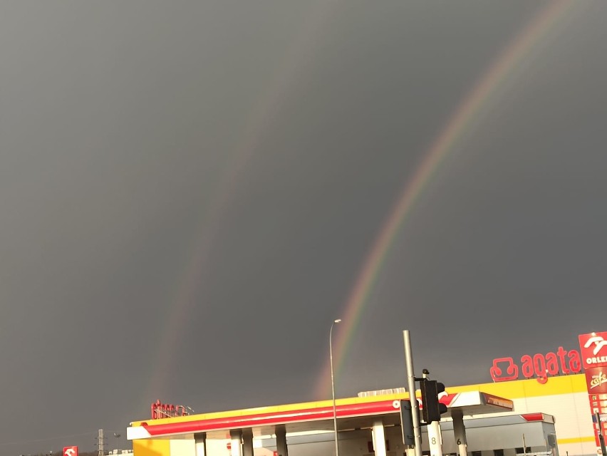 Tęcza nad Lublinem widziana oczami naszych czytelników. Zobacz zdjęcia