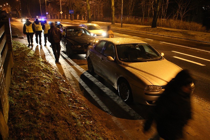 Kolizja na ul. Kaszubskiej w Słupsku