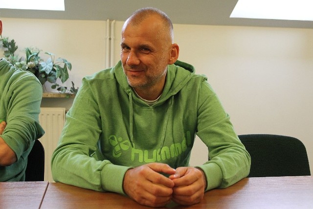 Trener Effectora Kielce Dariusz Daszkiewicz.