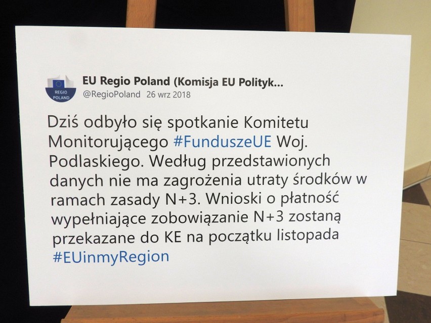 Takie dane zaprezentował  Maciej Żywno z PO, wicemarszałek...