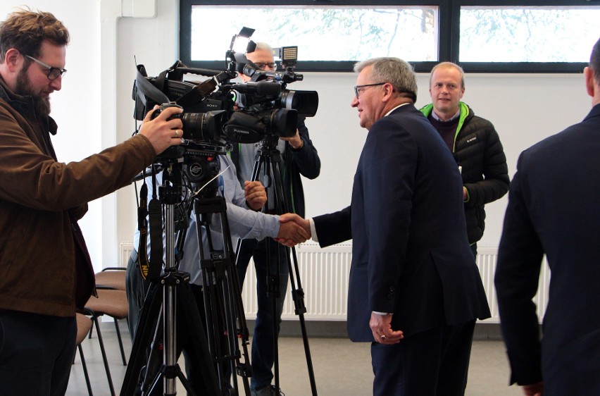 Były prezydent Bronisław Komorowski gościł w grudziądzkiej...