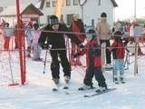 Setka narciarzy ścigała się w Gołdapii
