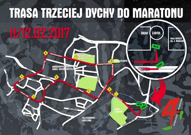 Trasa Trzeciej Dychy do Maratonu 2017