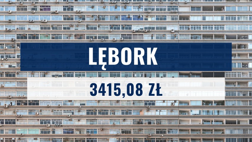 W Lęborku na jednego mieszkańca przypada 3415,08 złotych.