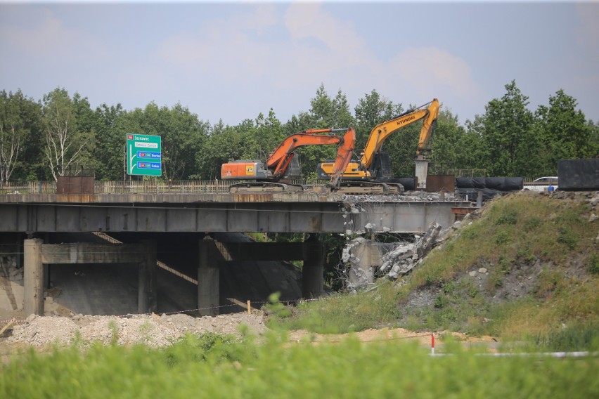 Węzeł Giszowiec. Skrzyżowanie ulic Pszczyńskiej i 73 Pułku...