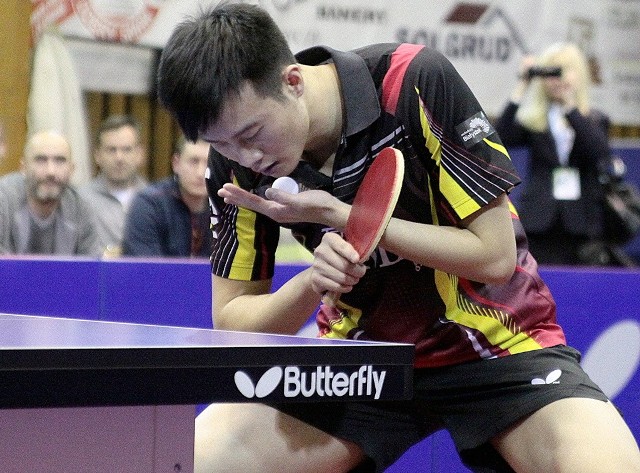 Wang Yang - czołowy gracz Olimpii/Unii Grudziądz jest obecnie na 1. miejscu najskuteczniejszych tenisistów Superligi.