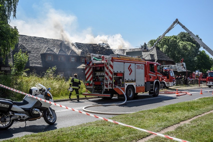 Antoninek: Pożar restauracji Młyńskie Koło