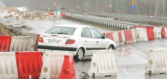 Od wczoraj na węźle w Stryszku obowiązuje objazd dla jadących z Białych Błot do Inowrocławia