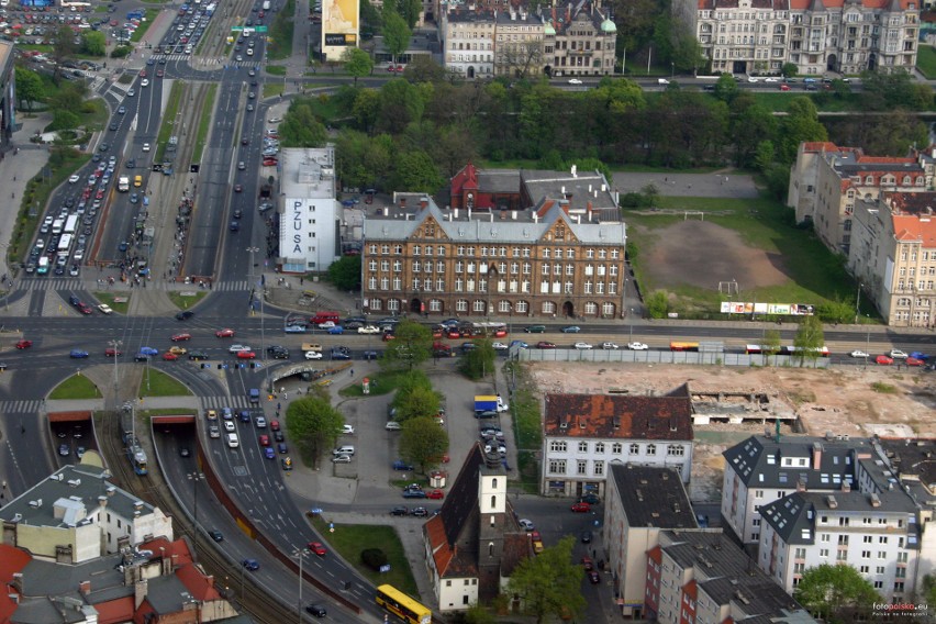 Ulica Oławska, trasa W-Z i okolica, 29 kwietnia 2005