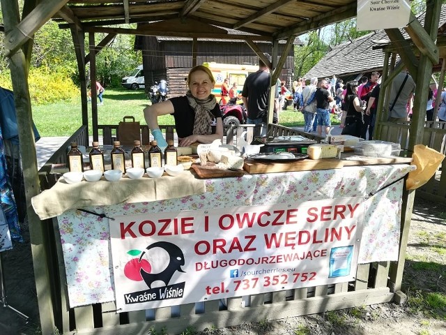 Justyna Majcher, właścicielka Zagrody “Kwaśne Wiśnie”  ze Starej Olszówki w gminie Wodzisław. 