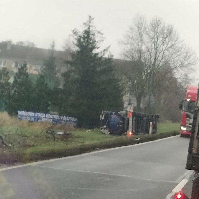 Zdarzenie na krajowej dziesiątce obok Stargardu