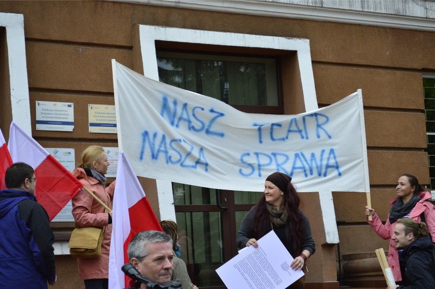 Protest przeciwko likwidacji Teatru Dzieci Zagłębia