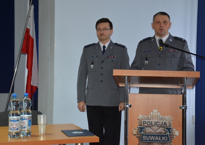 Policjanci w Suwałkach podsumowali swoją pracę w 2017 roku....
