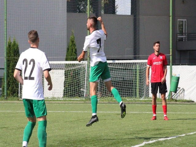 Dominik Leśniewski zdobył jedyną bramkę meczu Centrum z KS Błotnica
