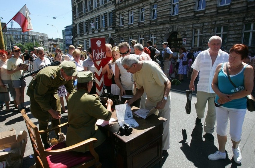 Urodziny Szczecina 2010: Inscenizacja na 5 lipca