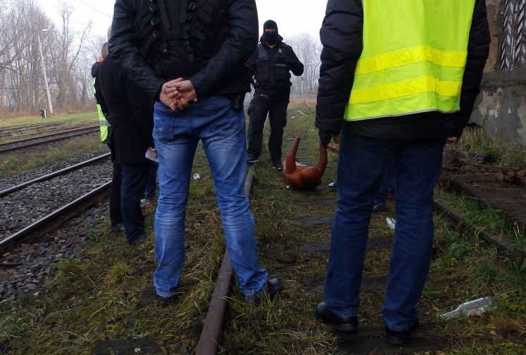 Wypadek na torach został upozorowany przez bandytów