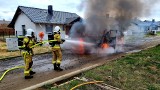 Spalił się bus. Jedna osoba poszkodowana na skutek wybuchu