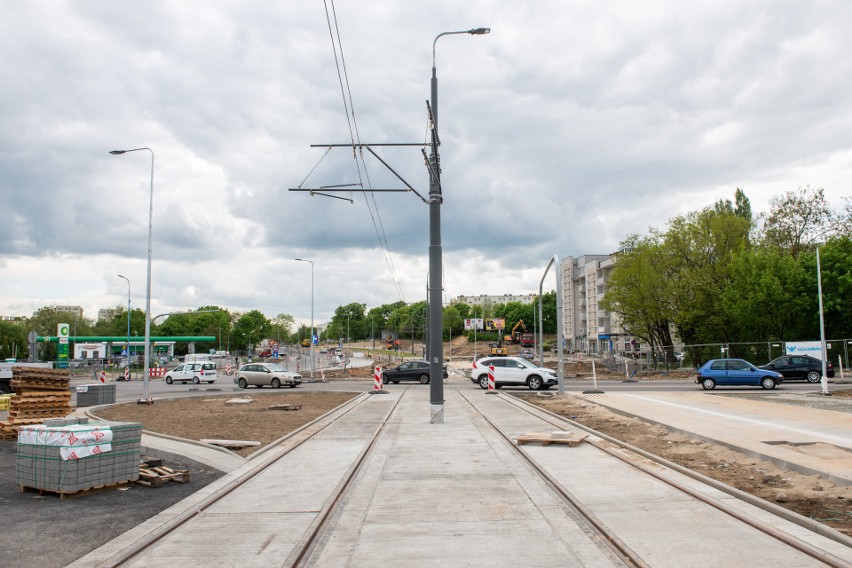 Nowa trasa tramwaju na Naramowice jest najbardziej widoczna...