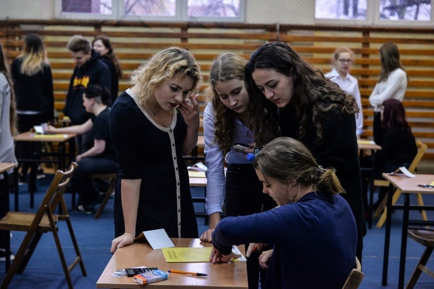 Próbna matura z matematyki w XIX LO im M. Mokwy w Gdańsku