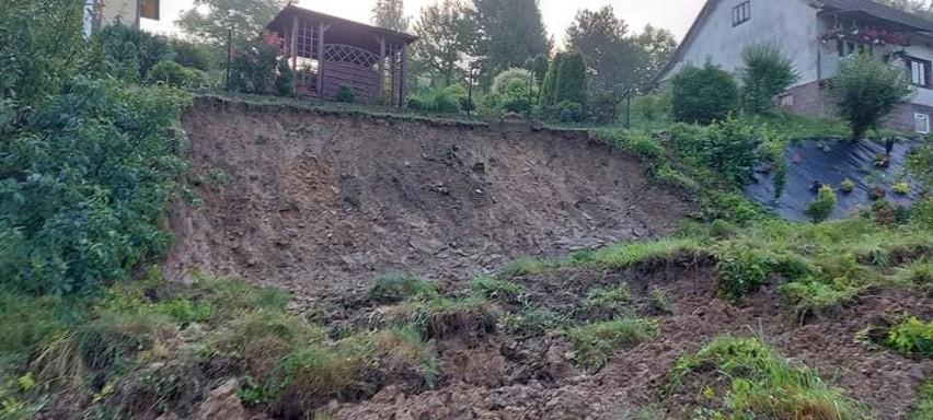 Skutki burz i deszczów w powiecie wadowickim