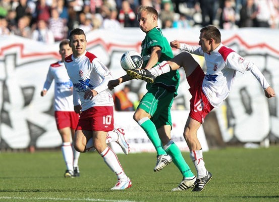 ŁKS Łódź - Ner Poddębice 0:1. Pierwsza porażka ŁKS [zdjęcia]