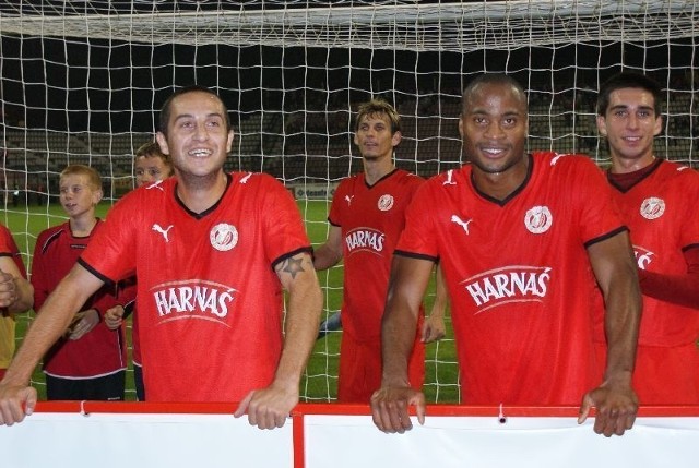 Dejan Miloseski (z lewej) chciałby jeszcze zagrać w barwach Widzewa