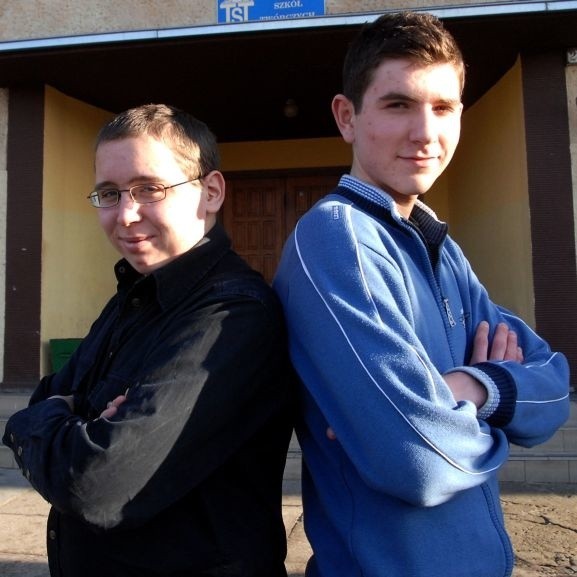 Dawid Górniak ( z lewej) i Damian Kozubek ciężko zapracowali na sukces w olimpiadach.
