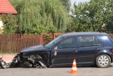 Wypadek w Borkach, kierowca uciekł z miejsca zdarzenia (WIDEO, zdjęcia)